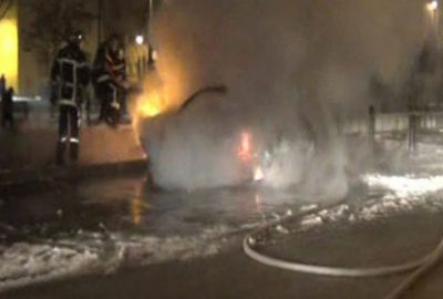 Türk ailenin evi kundaklandı