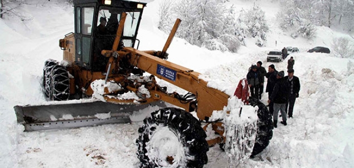 Orhangazi’de karla mücadele