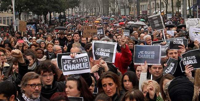 Fransa’da yüz binler terör kurbanları için yürüdü