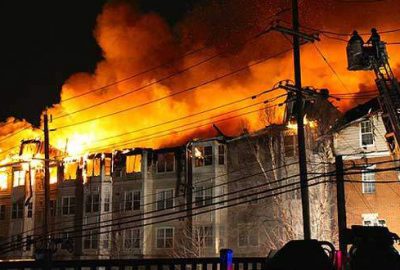 Türk diplomatların yaşadığı sitede yangın