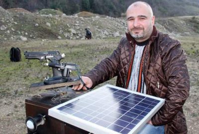 Karadenizli mucit yine yaptı yapacağını