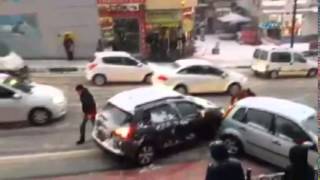 Bursa’daki kazayı tempo tutarak izlediler!