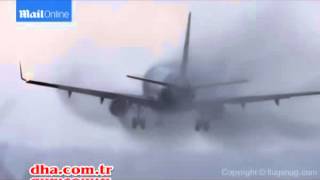 THY uçağının zor anları!
