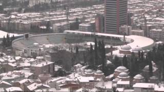 Kar Bursa’yı beyaza bürüdü