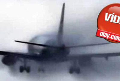 THY uçağının zor anları!