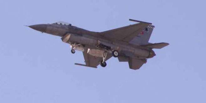 Suriye uçağı F-16’mızı taciz etti