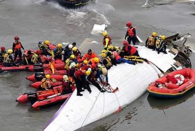 Tayvan’daki uçak kazasında ölenlerin sayısı artıyor