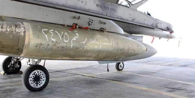 Ürdün intikam mesajı yazdığı bombalarla IŞİD’i vurdu
