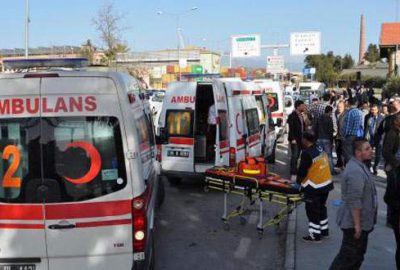 İzmir’de trende patlama: 7 yaralı