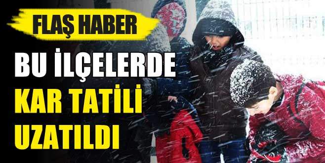 Bursa’nın bu ilçelerinde kar tatili uzatıldı!