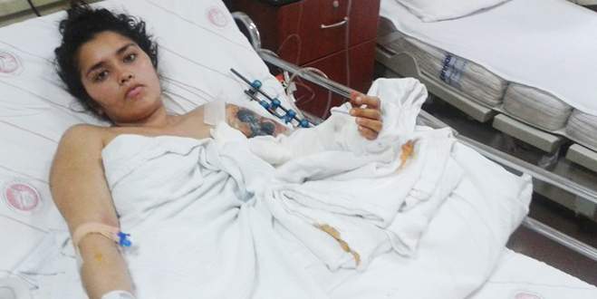 Ya bebeğini feda edecek ya kolunu