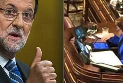 Başbakan konuşurken Meclis Başkanı Candy Crush oynadı