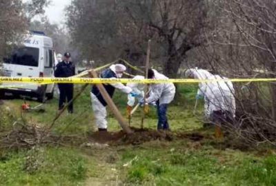 Manisa'nın Akhisar İlçesi'nde geçen pazar günü zeytinlik alandaki barakada bulunan