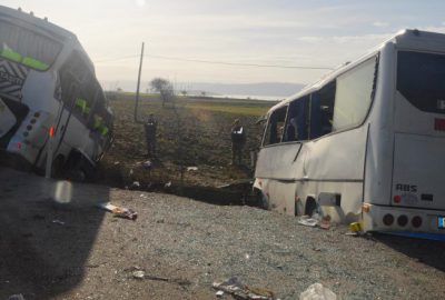 Bursa’da feci kaza! 1 ölü, 30 yaralı