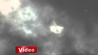 Güneş tutulması İstanbul’dan böyle izlendi