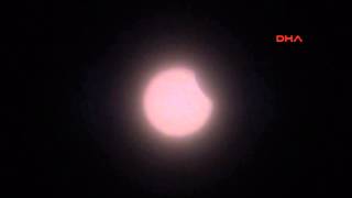 Güneş tutulması Kocaeli’den böyle izlendi