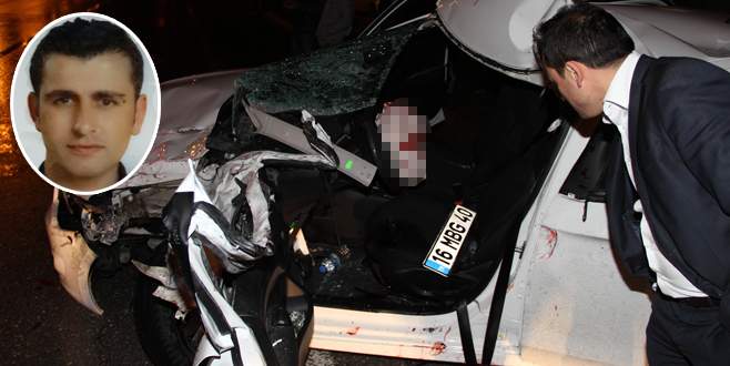 Bursalı sürücünün korkunç sonu!