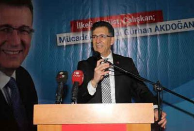 Akdoğan’a coşkulu destek