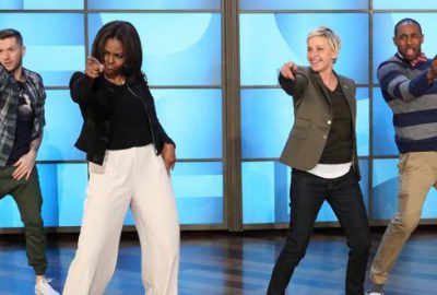 First Lady, obeziteye karşı dans etti