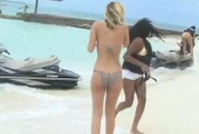 Plajda akılalmaz olay!