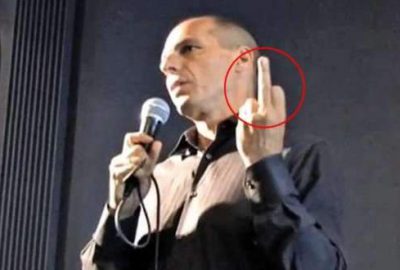 Almanlar Varufaris’e “orta parmağı” sordu