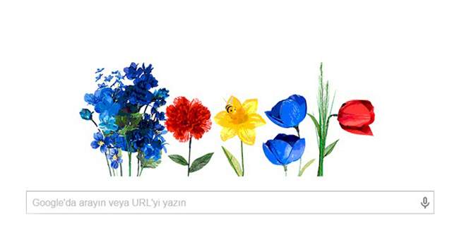 Google’dan bahara özel doodle