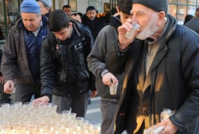 Sabah namazında şehitler anıldı