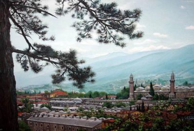 Birbirinden güzel Bursa tabloları görücüye çıktı