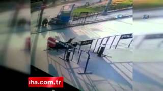 Teröristin vurulduğu andan yeni görüntü!