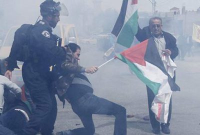 Filistin yürüyüşüne müdahale