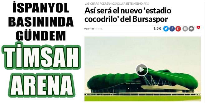 İspanya Timsah Arena’yı konuşuyor