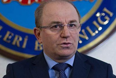 İçişleri Bakanı Sebahattin Öztürk, İçişleri Bakanlığındaki basın toplantısında, Fenerbahçe kafilesini