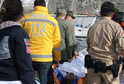 Muğla'da Datça Körfezi açıklarında yasa dışı yollarla Yunanistan'a gitmek isteyen