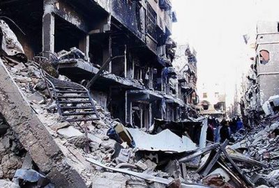 Yermuk kampına ‘varil bombalı’ saldırı