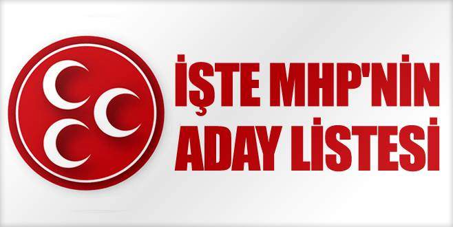 MHP’nin Bursa aday listesi belli oldu