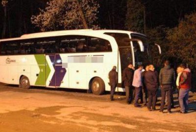 Samsun’un Terme İlçesi’nde, içinde bulunduğu yolcu otobüsünün şoförüne tabanca çekip