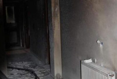 Ankara'da bir evde çıkan yangında aynı odada kalan anne ve