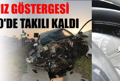 Kamyona çarpan otomobil sürücüsü öldü