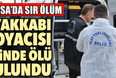 Ayakkabı boyacısı evinde ölü bulundu