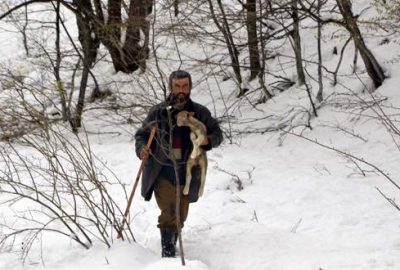 Karda mahsur kaldılar