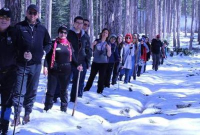 Keles protokolünden karda dağ tırmanışı