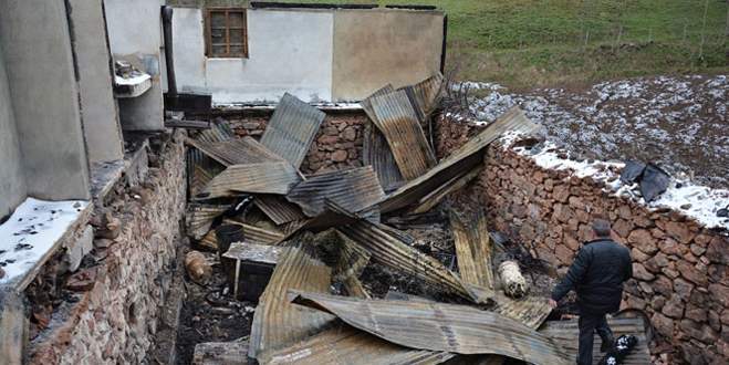 8 ev ve 2 samanlık kundakladı!