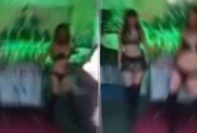 Eşinin cenazesine striptizci çağırdı