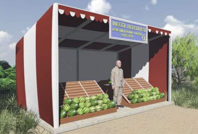 Karpuz tezgâhları ihale edildi