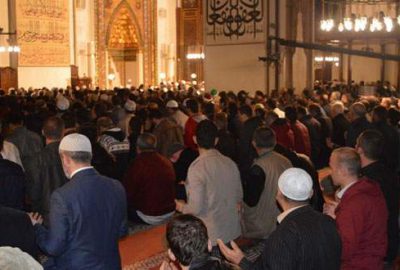 Regaib Kandili’nde Ulucami doldu taştı