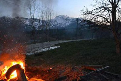 Kiraz ‘duman’la korunuyor