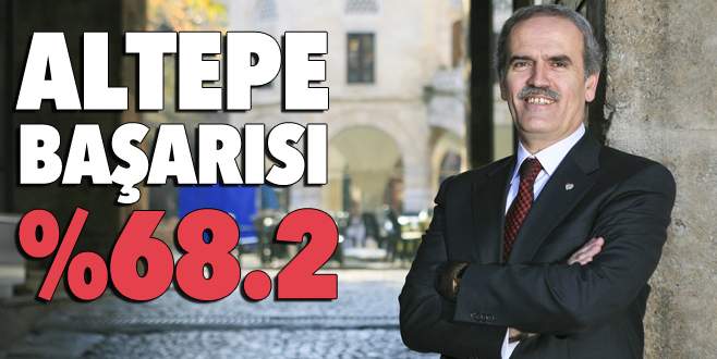 Altepe’nin başarısı yüzde 68!