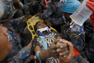 Beş gün sonra enkazdan sağ çıkarıldı