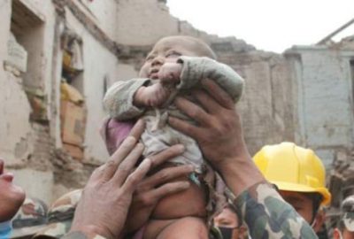 Nepal depreminin simgesi oldu