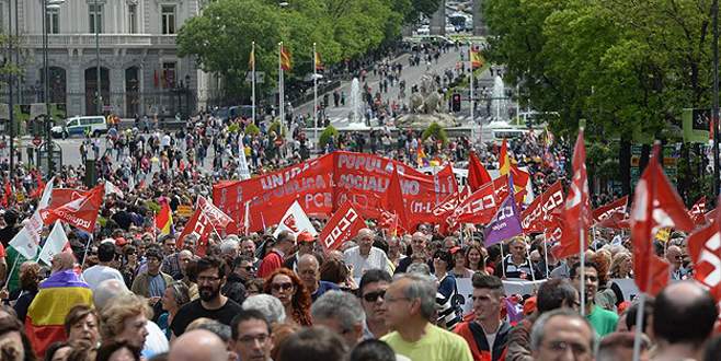 1 Mayıs Avrupa’da coşkuyla kutlandı